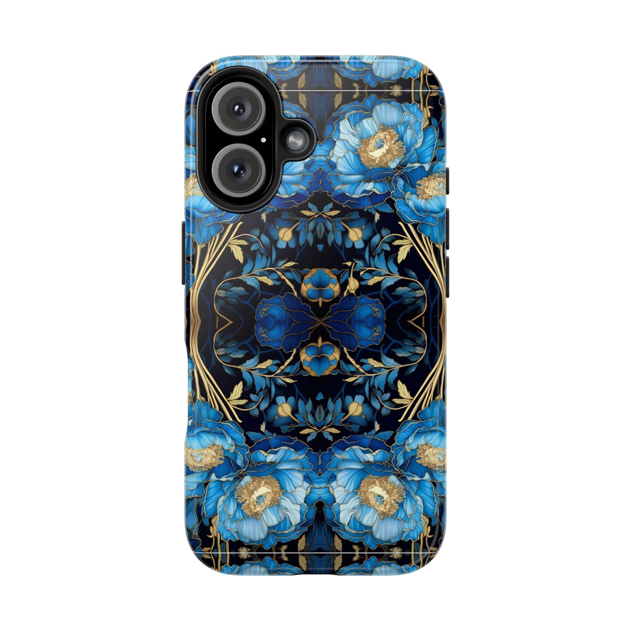 Blue Peony - Tough Case for iPhone 14, 15, 16