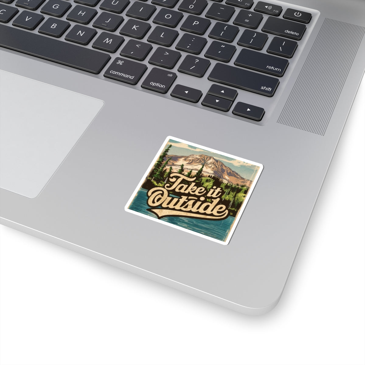 Take it Outside Mountain Lake - Kiss-Cut Stickers