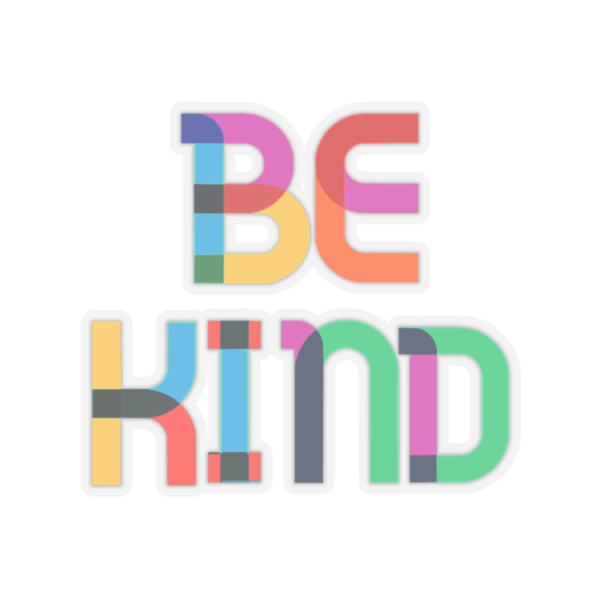 Be Kind Kiss-Cut Stickers