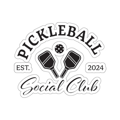 Pickleball Social Club Kiss-Cut Stickers