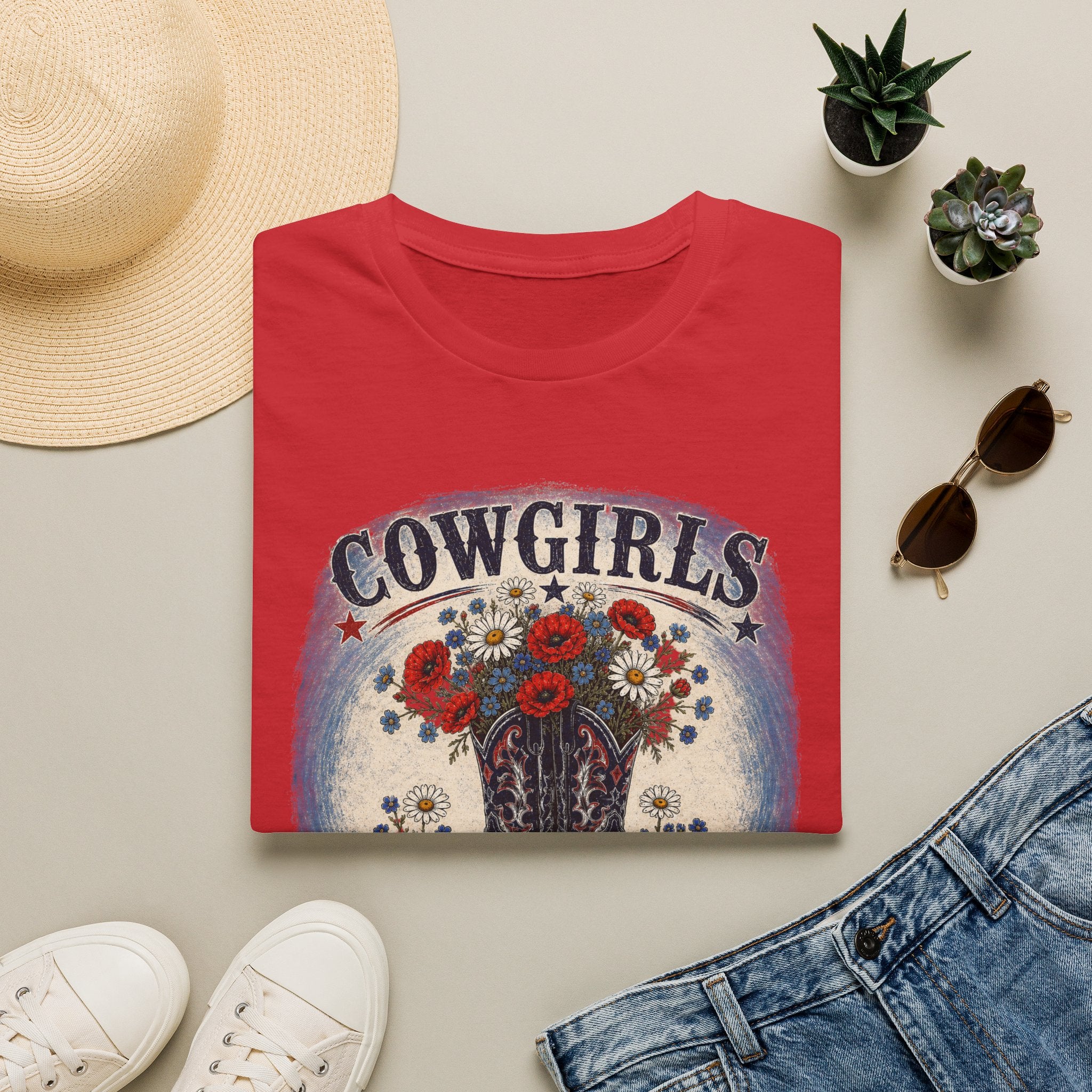 Cowgirls Love Wildflowers - Women's T-shirt