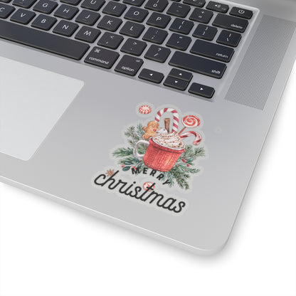 Christmas Cheer Merry Christmas Kiss-Cut Stickers