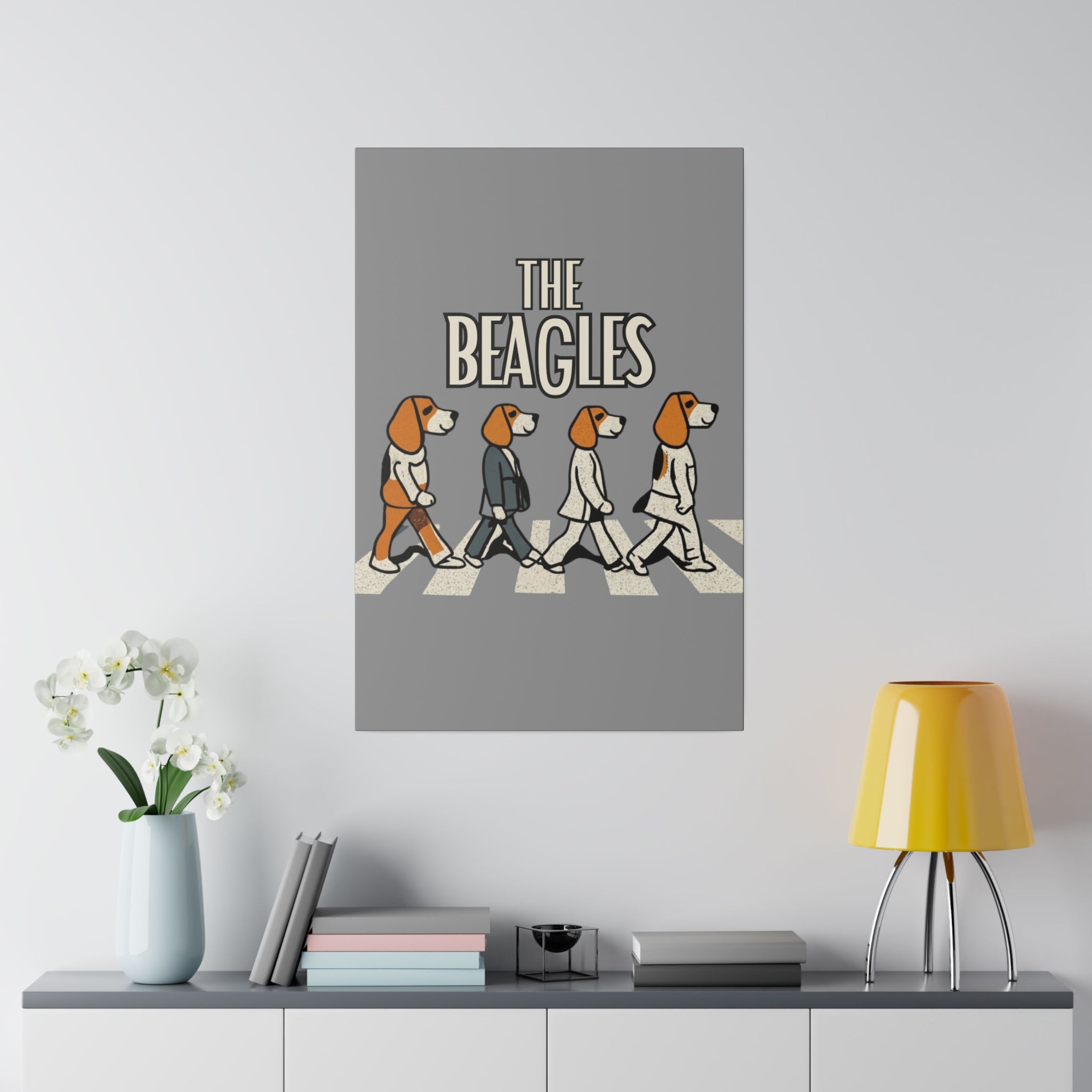 The Beagles - Matte Canvas, Stretched, 0.75"