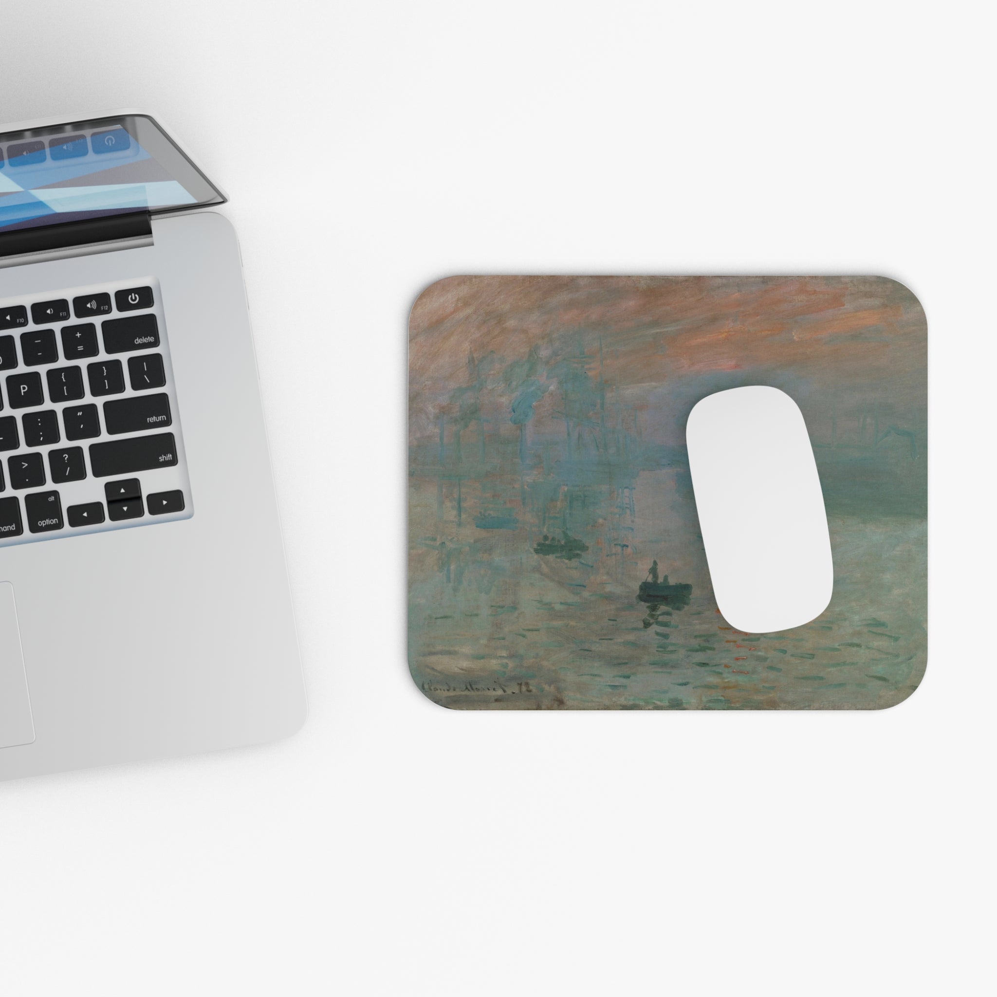 Impression Sunrise - Claude Monet - Mouse pad  (Rectangle) - Spruced Roost