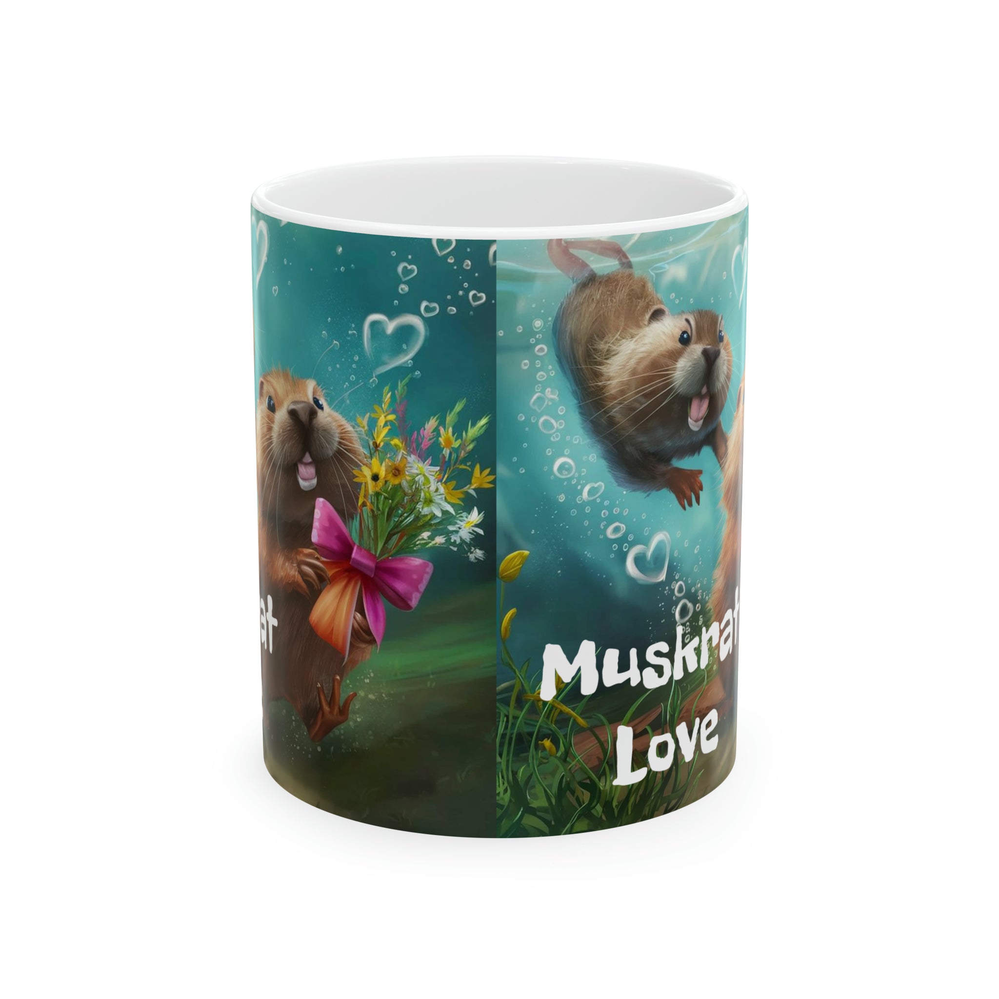 Muskrat Love - Ceramic Mug, 11oz