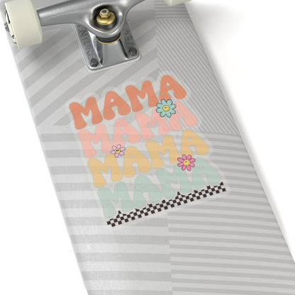 Mama Flower Kiss-Cut Stickers