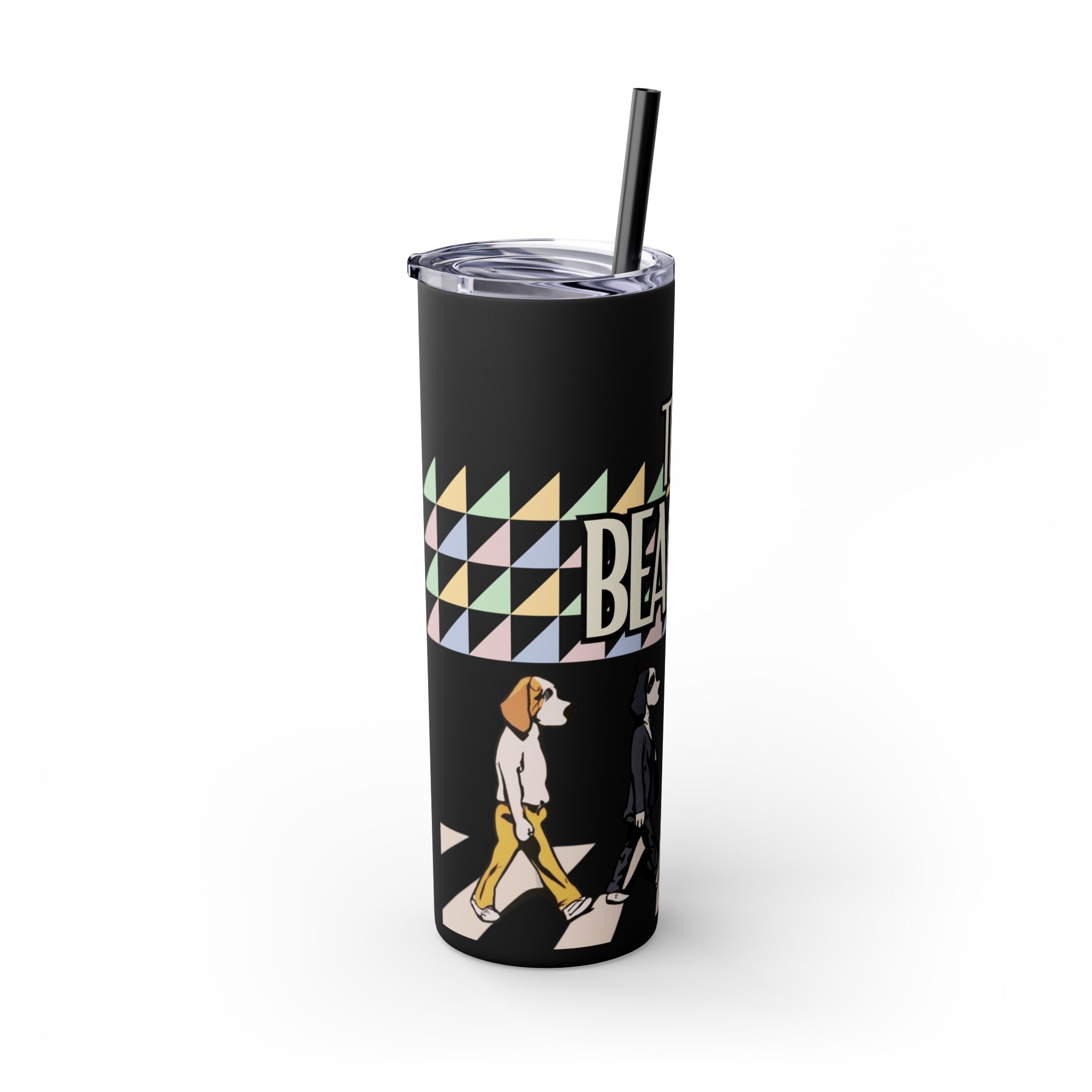 The Beagles - Skinny Tumbler with Straw, 20oz
