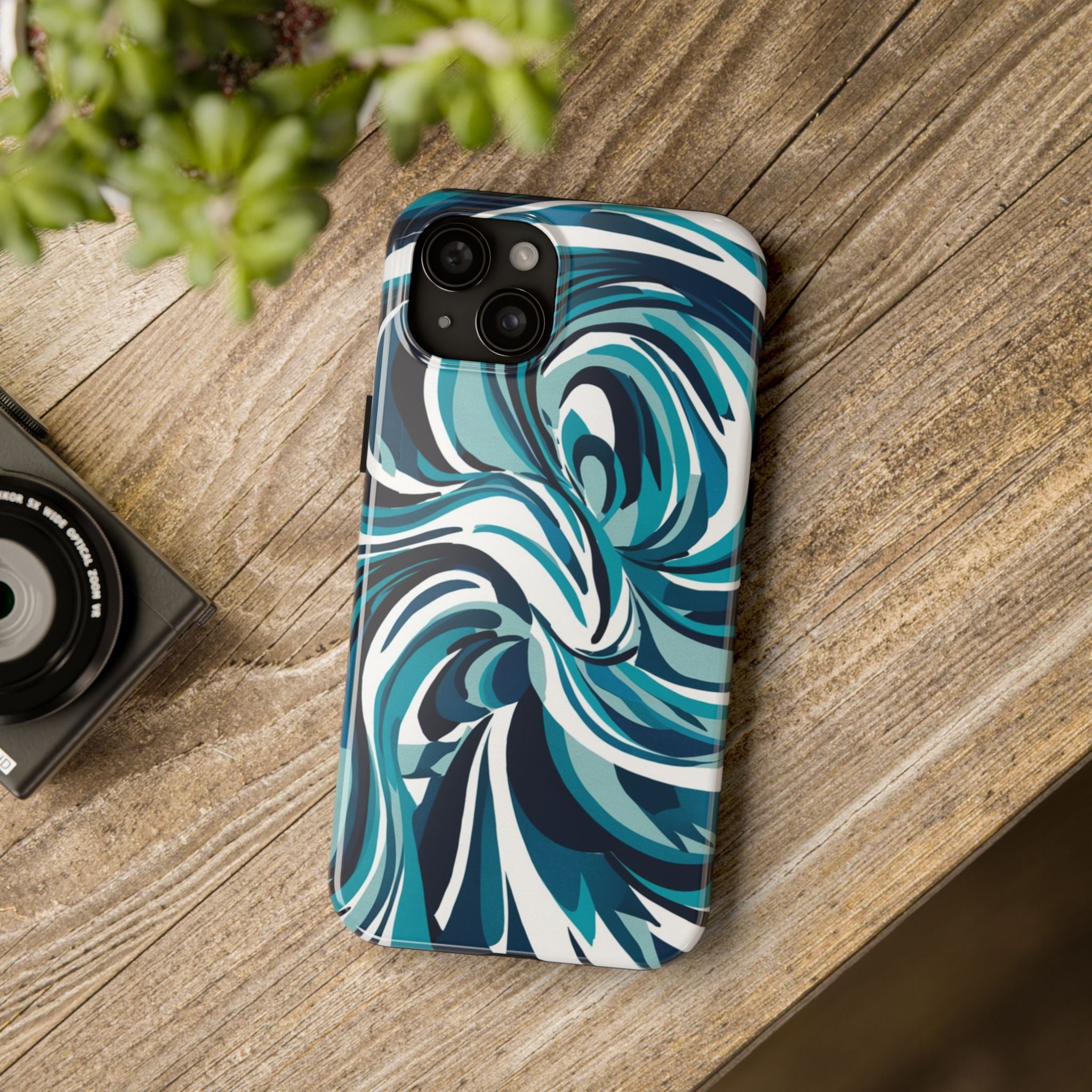 Churning Pacific Seas - Tough Case for iPhone 14, 15, 16 - Spruced Roost