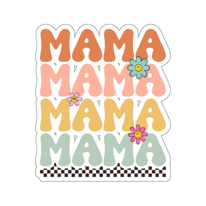 Mama Flower Kiss-Cut Stickers