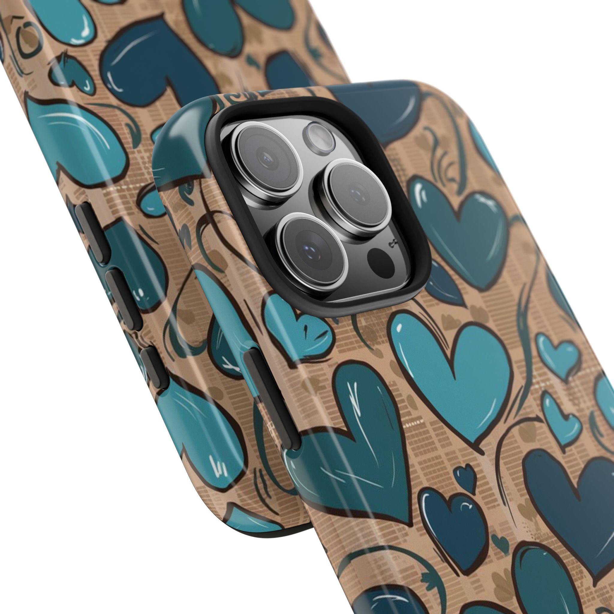 Cora Azul  - Tough Case for iPhone 14, 15, 16 - Spruced Roost