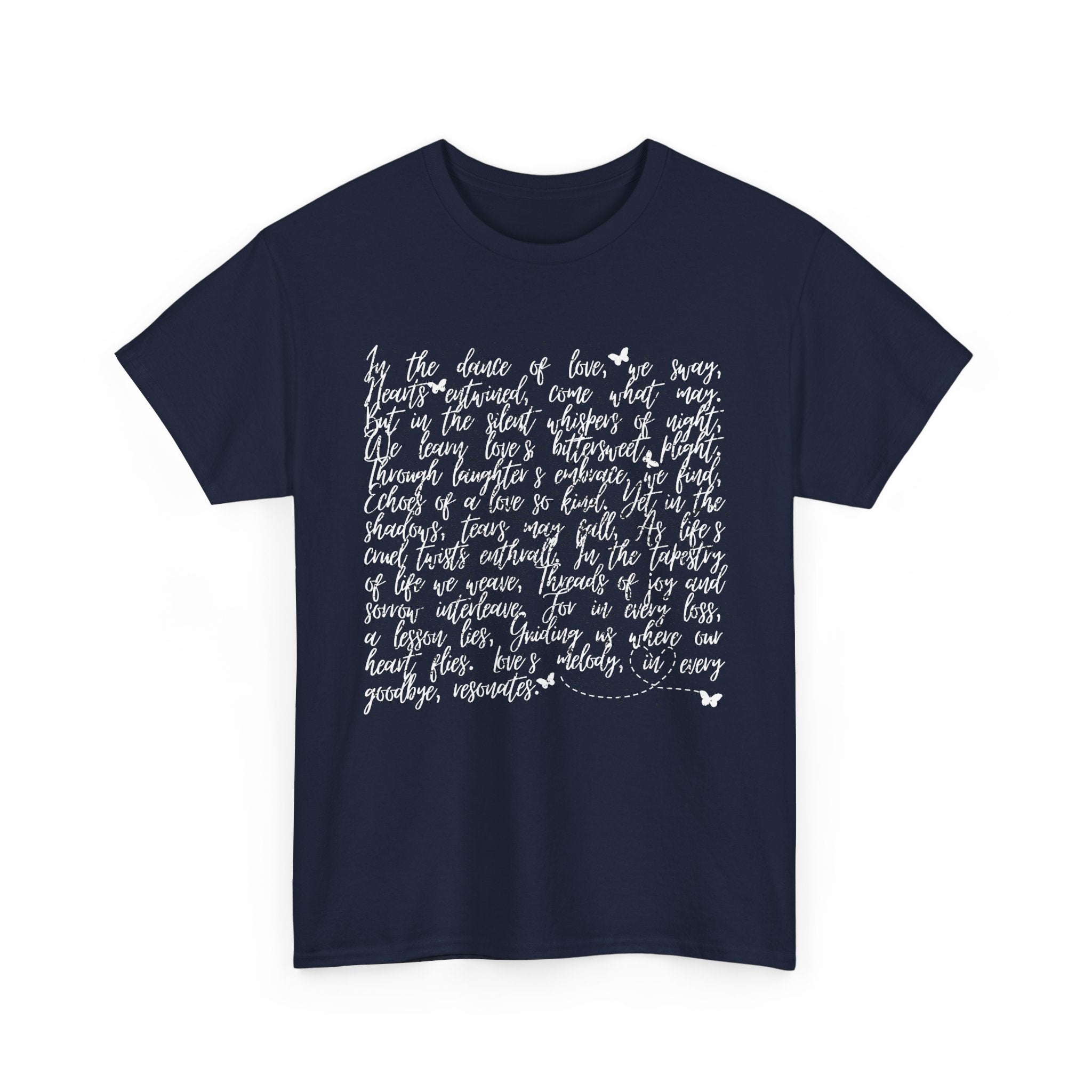 Love Story Black - Unisex Heavy Cotton Tee - Spruced Roost