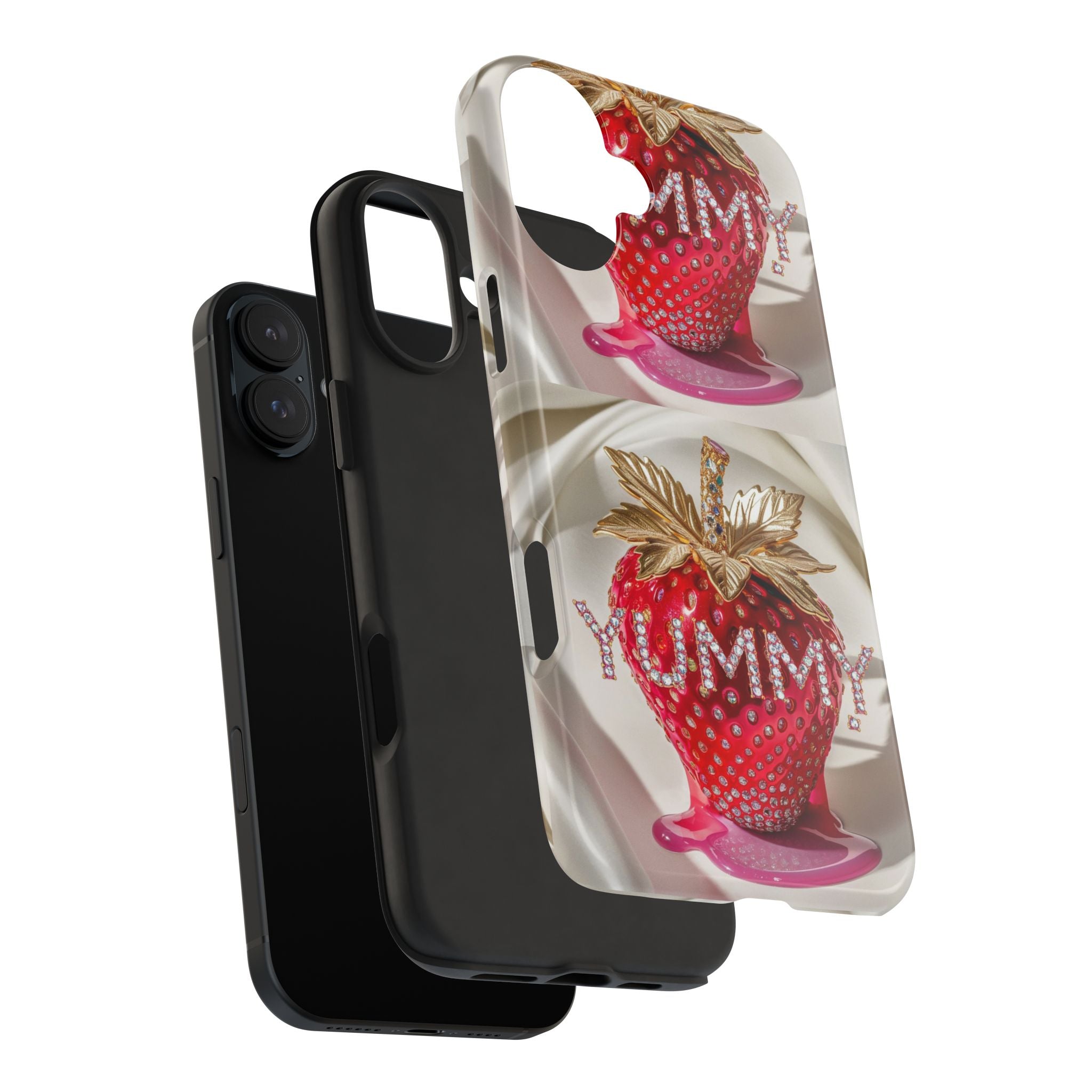 Strawberry Yummy - Tough Case for iPhone 14, 15, 16 - Spruced Roost