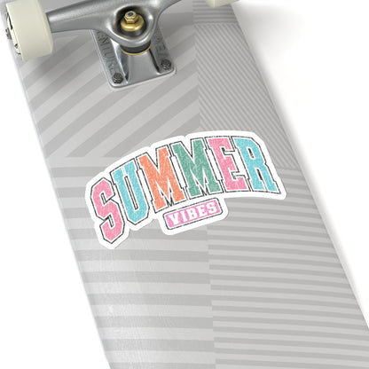 Summer Vibes Vintage Kiss-Cut Stickers