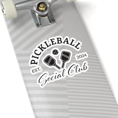 Pickleball Social Club Kiss-Cut Stickers