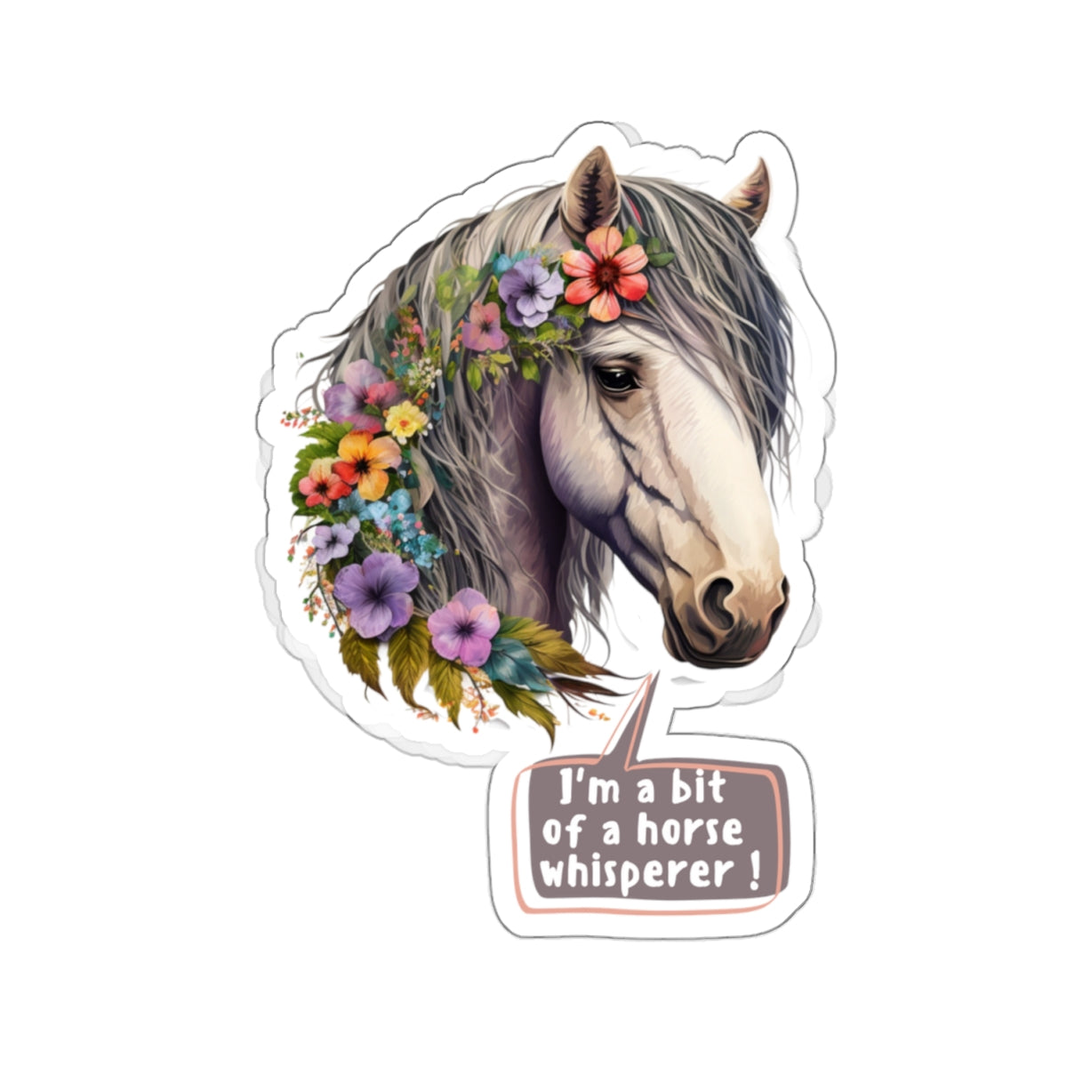 Horse Whisperer Kiss-Cut Stickers