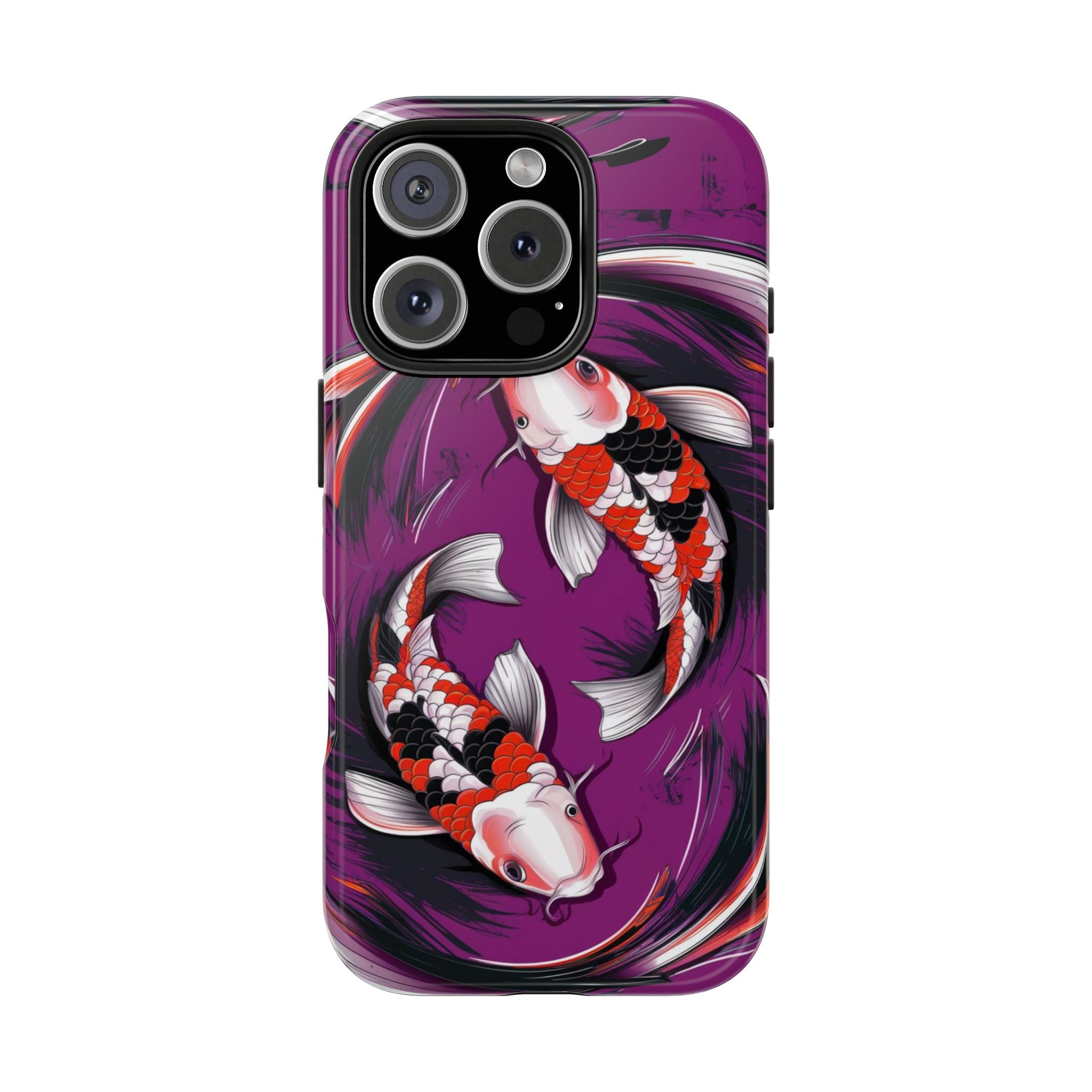 Koi's Pond Circles - Tough Case for iPhone 14, 15, 16 - Spruced Roost