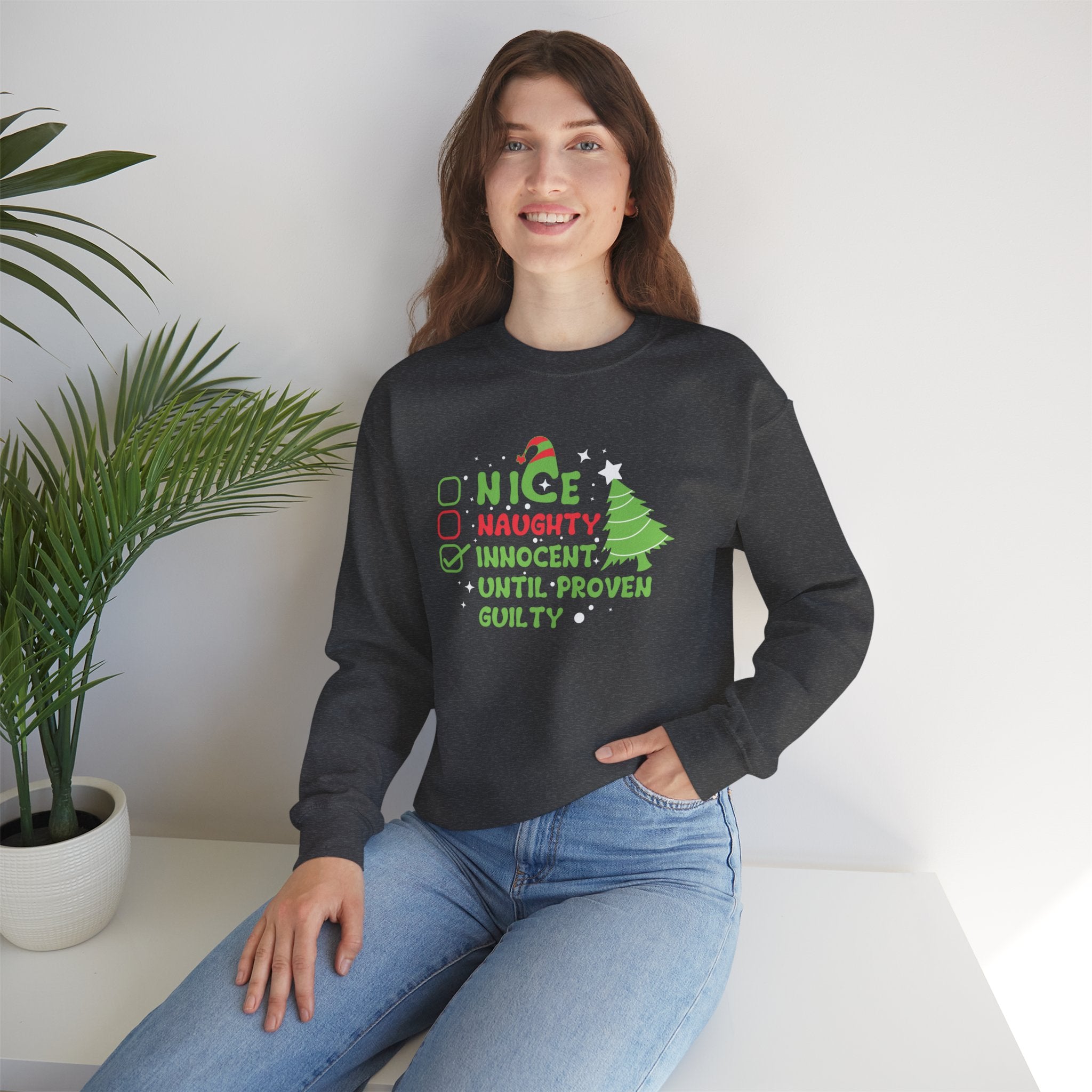 Naughty or Nice Unisex Heavy Blend™ Crewneck Sweatshirt