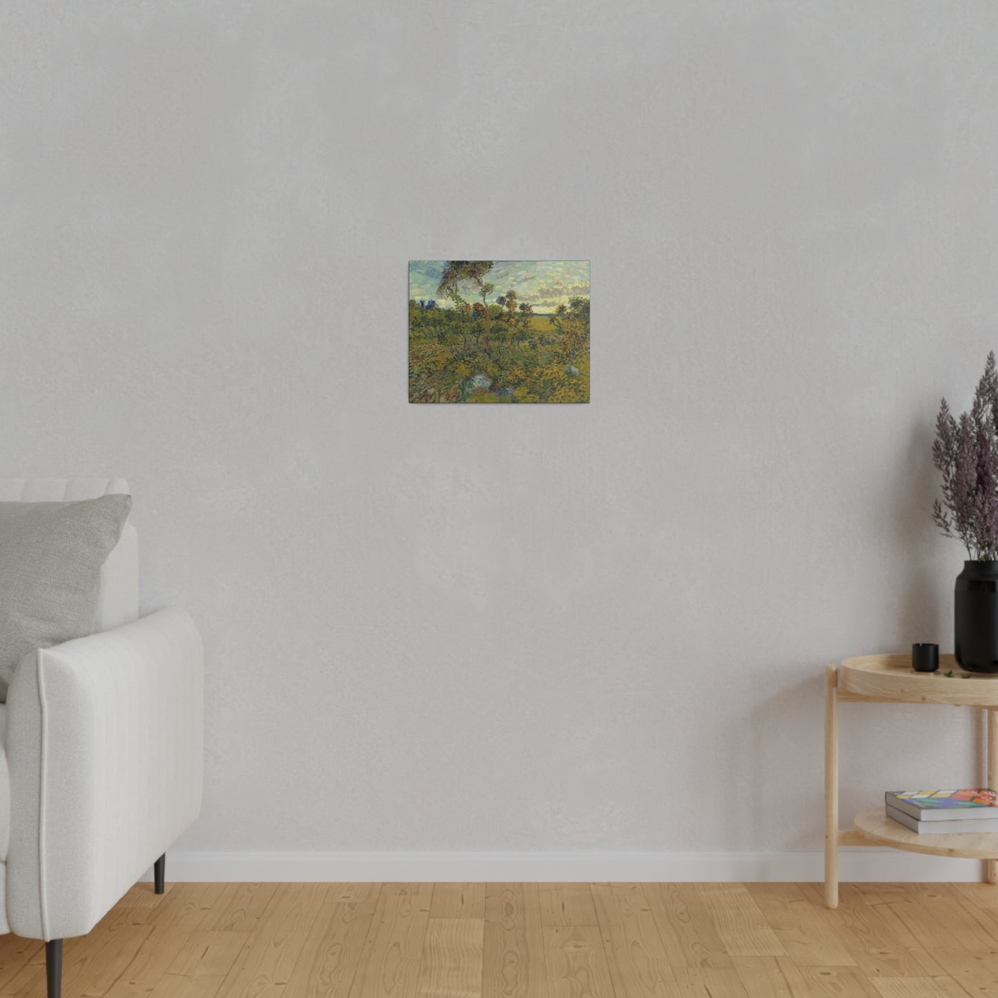 Sunset at Montmajour  Vincent van Gogh - Matte Canvas 0.75"