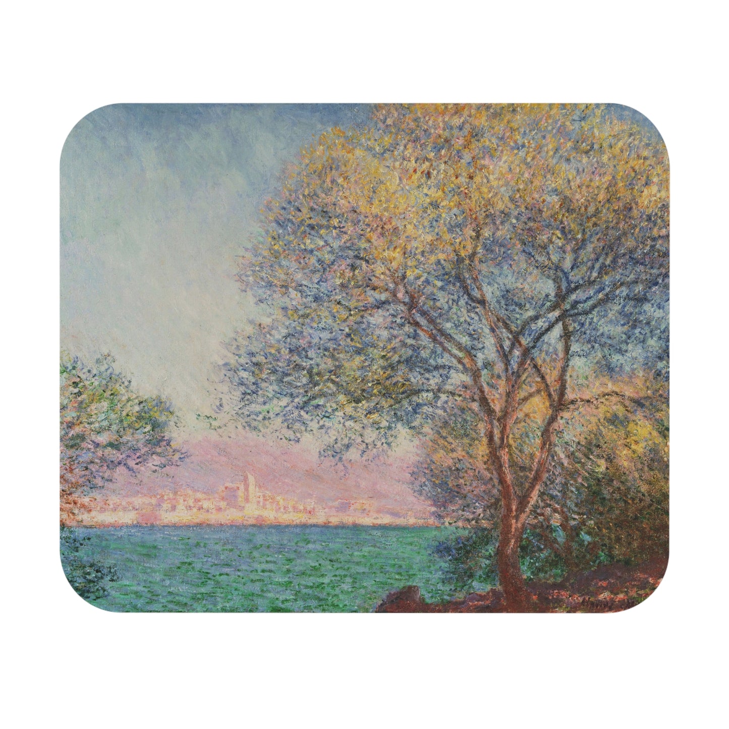 Antibes in the Morning - Claude Monet - Mouse pad  (Rectangle)