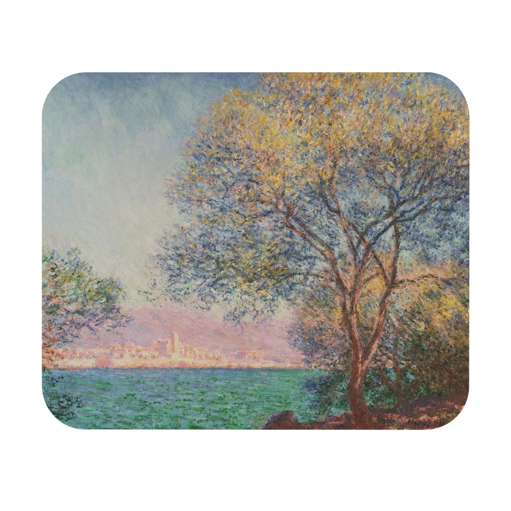 Antibes in the Morning - Claude Monet - Mouse pad  (Rectangle) - Spruced Roost