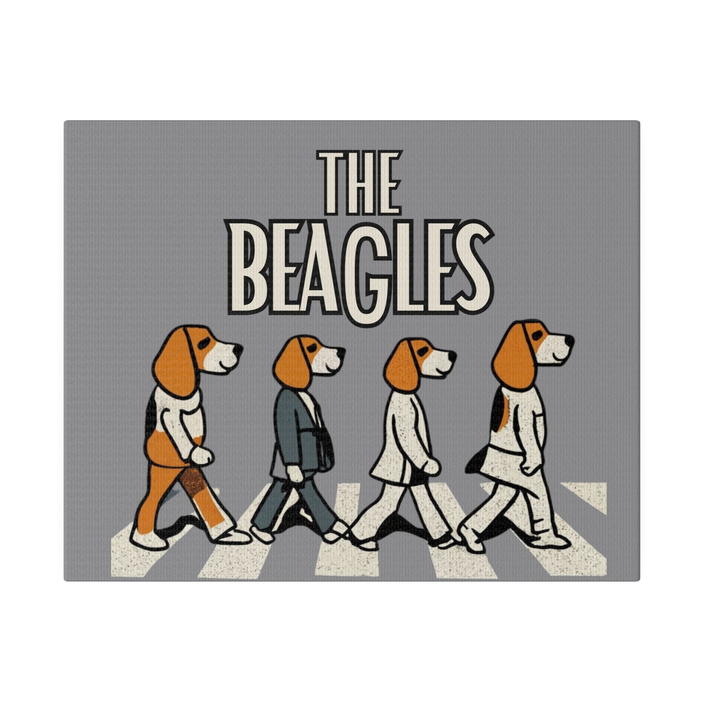 The Beagles - Matte Canvas, Stretched, 0.75"