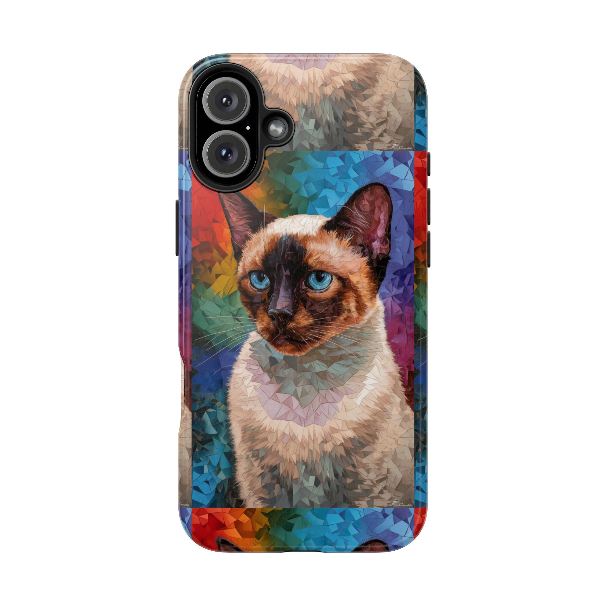 Siamese Kittty - Tough Case for iPhone 14, 15, 16 - Spruced Roost