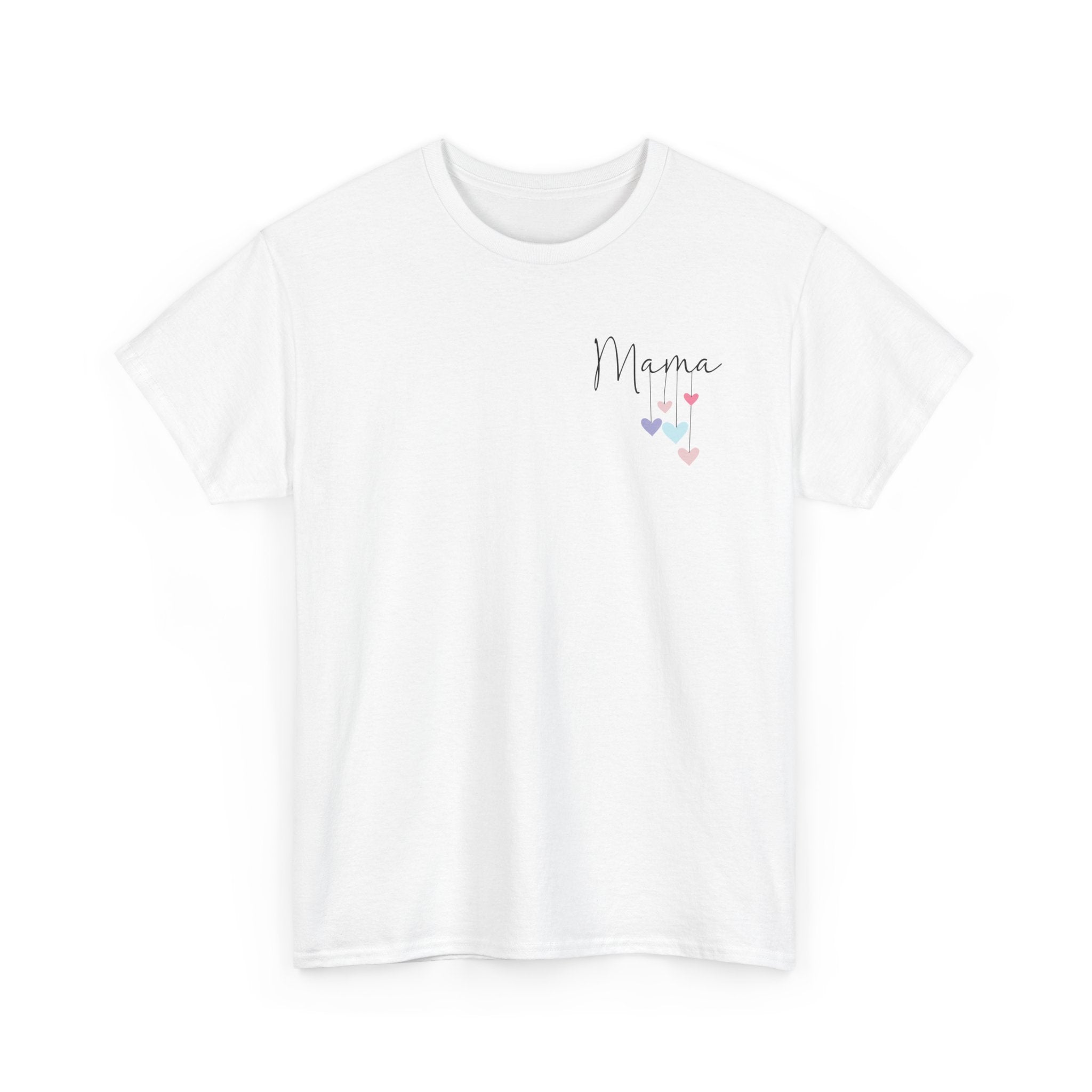 Mama Hearts on a String - Unisex Heavy Cotton Tee