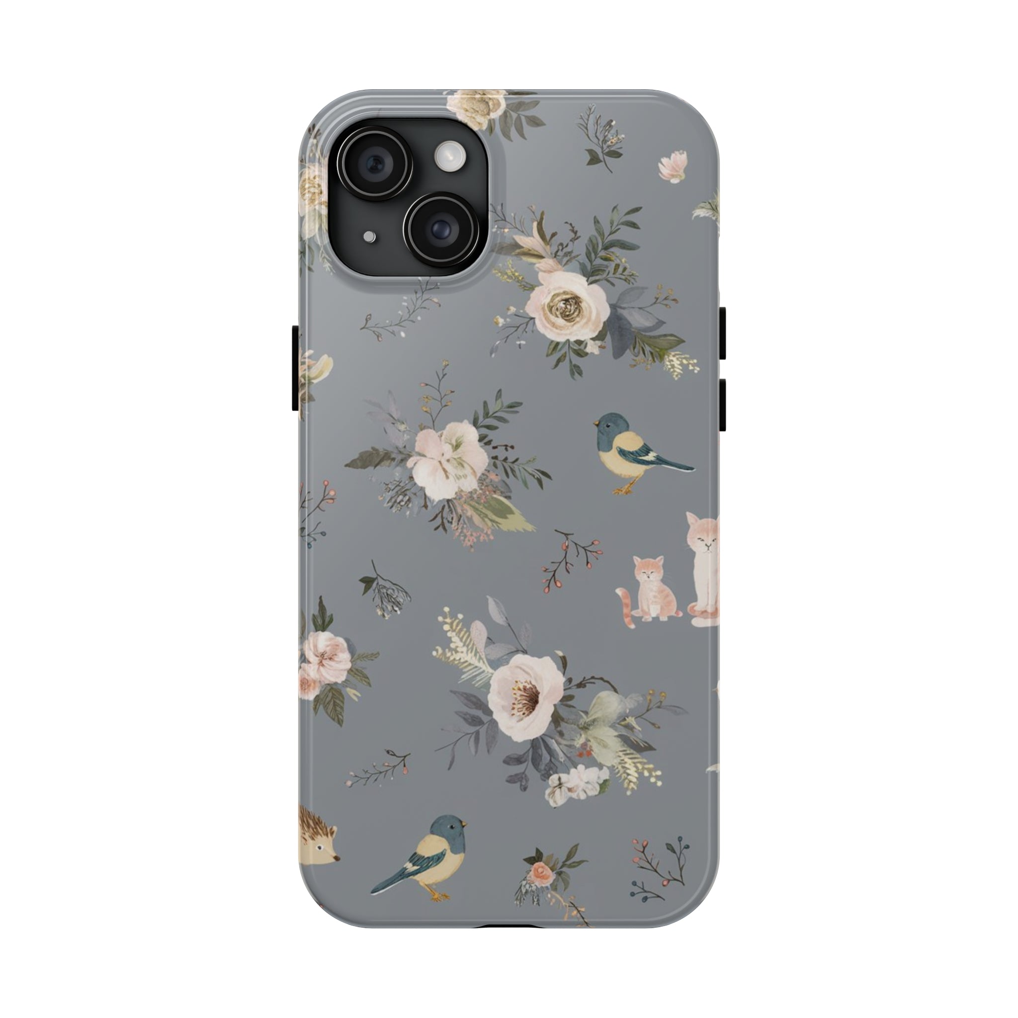 Cats and Birds - Tough Phone Cases