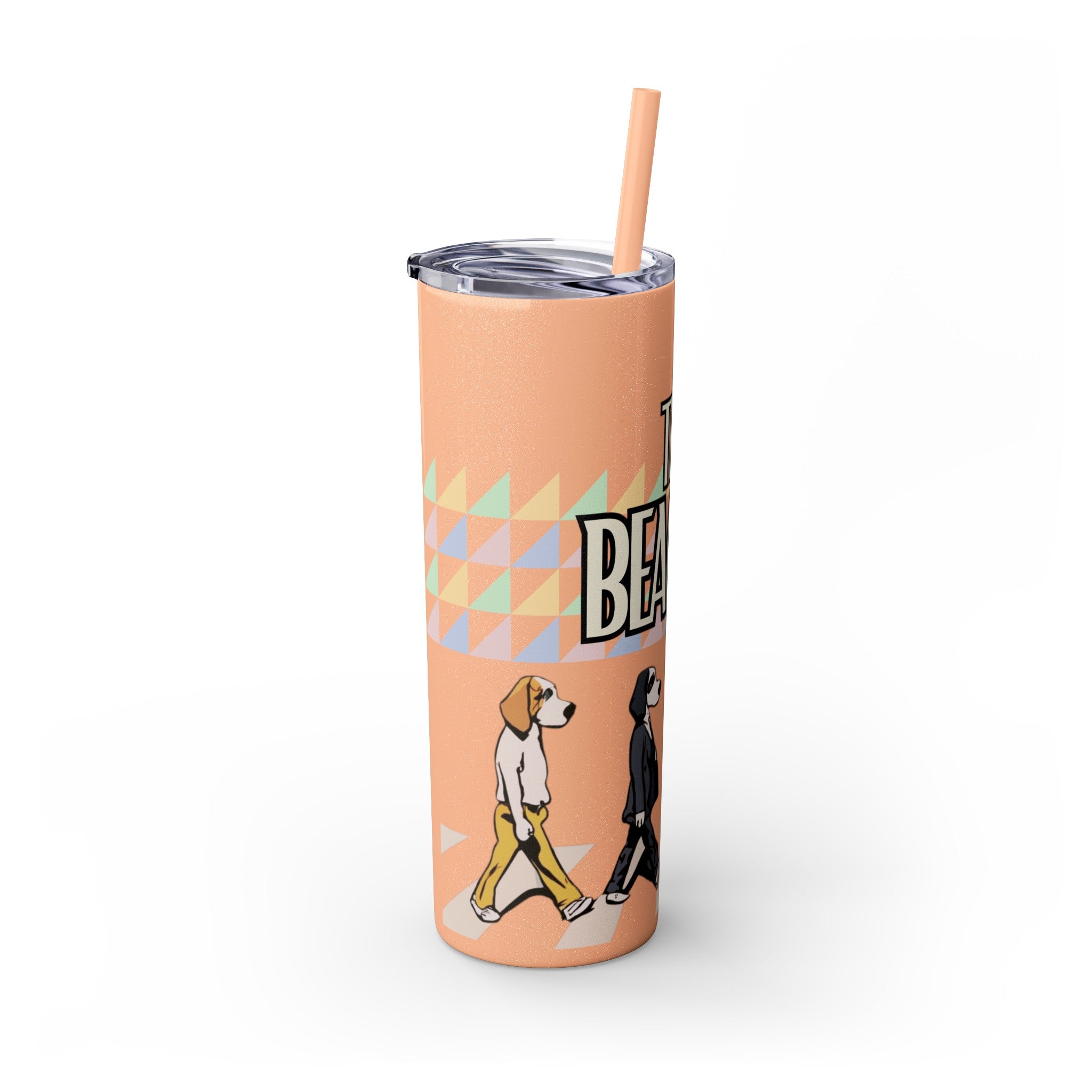 The Beagles - Skinny Tumbler with Straw, 20oz