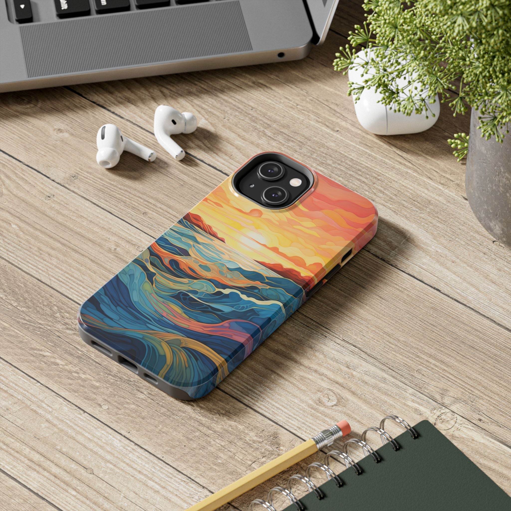 Sunset Swell - Tough Case for iPhone 14, 15, 16