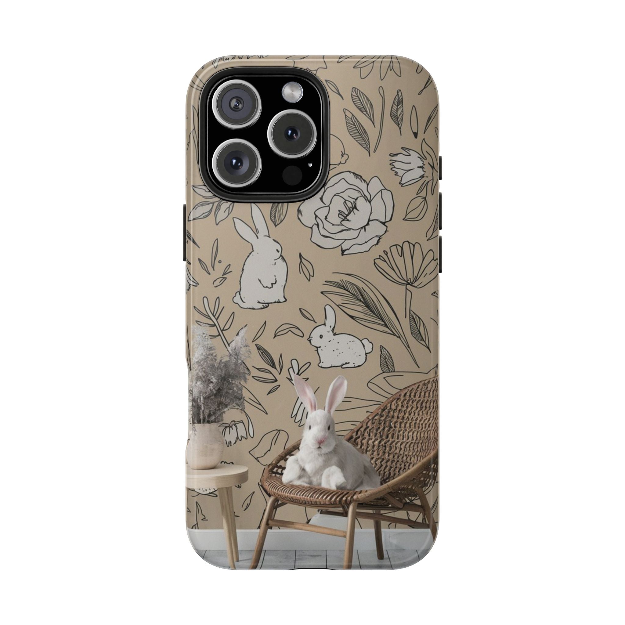 Bunny Business - Tough Case for iPhone 14, 15, 16 - Spruced Roost