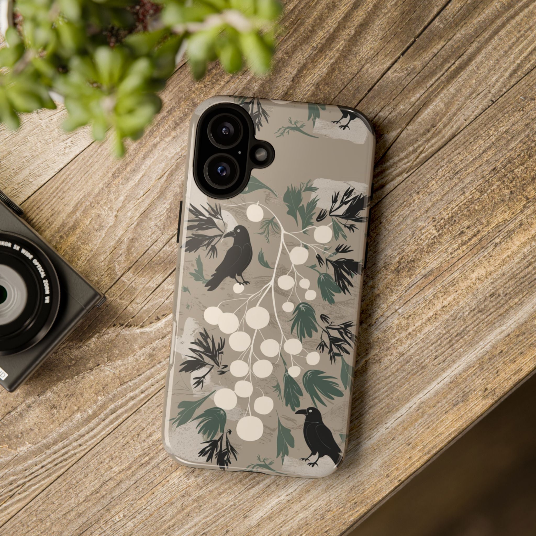 Crows and Berries - Tough Case for iPhone 14, 15, 16