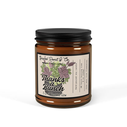 Thanks a Bunch! Say Thanks Scented Soy Candle (Multi-Size, Amber Jar)