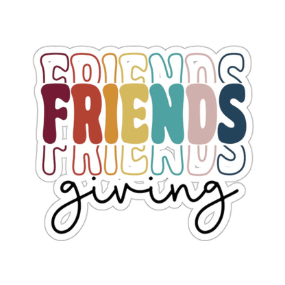 Friends-Giving Kiss-Cut Stickers