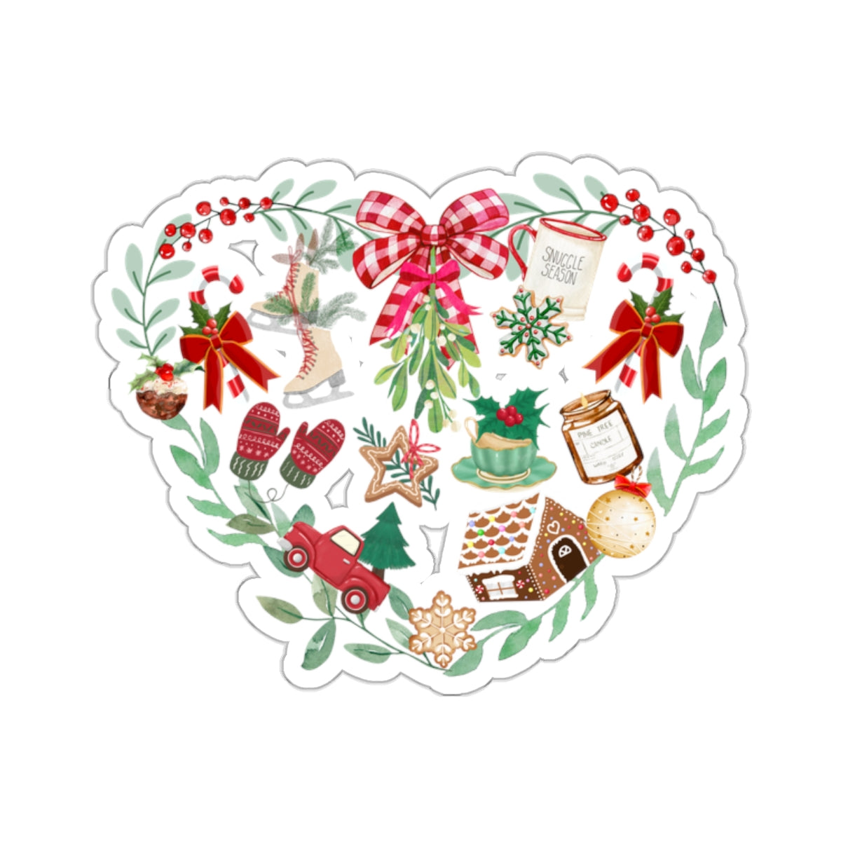 The Love of Christmas - Kiss-Cut Stickers