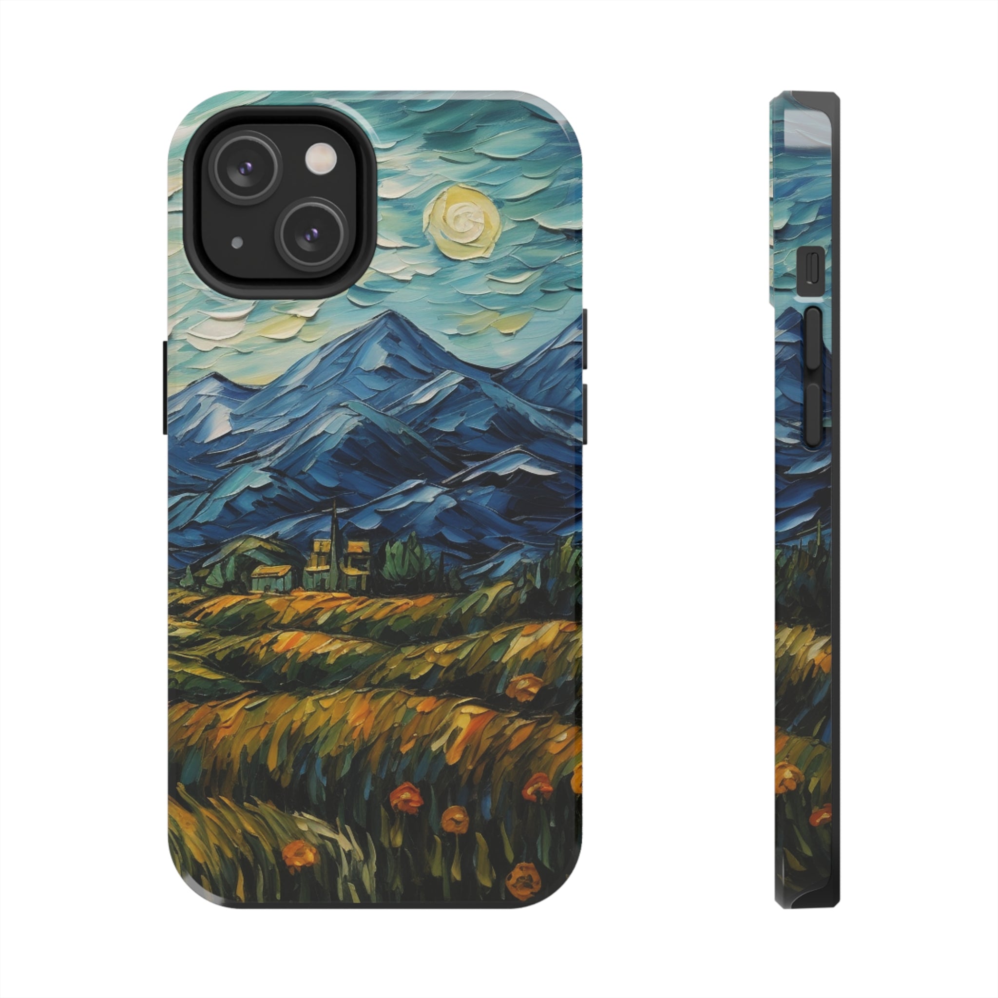 Moonlit Mountains - iPhone Tough Cases