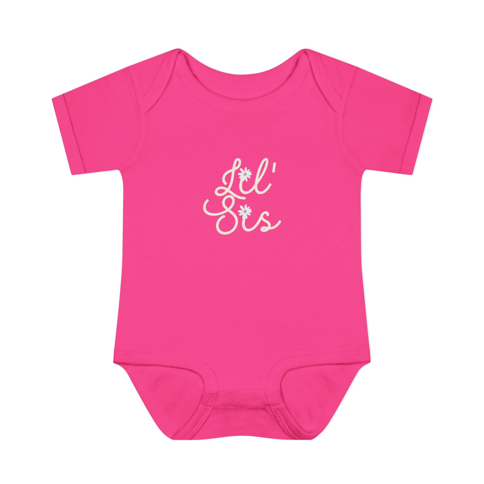 Lil' Sis Infant Baby Bodysuit - Cute Baby Clothes for Newborns