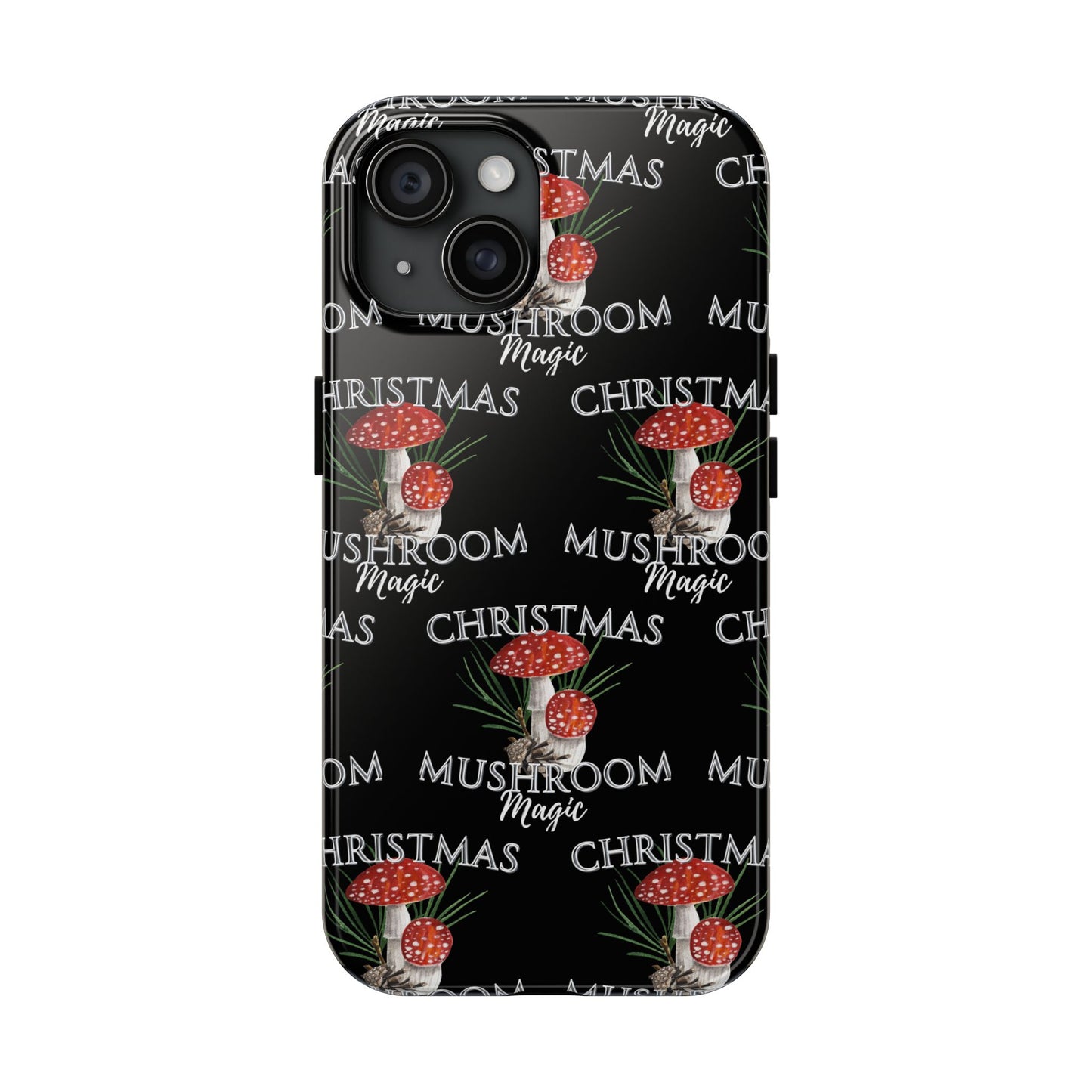 Merry Mushroom Christmas - Tough Case for iPhone 14, 15, 16