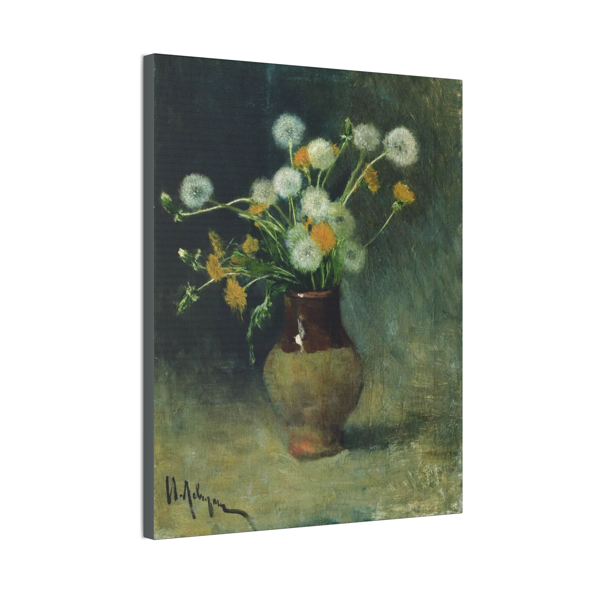 Isaac Levitan Dandelions -1889  Canvas Stretched, 0.75" - Spruced Roost