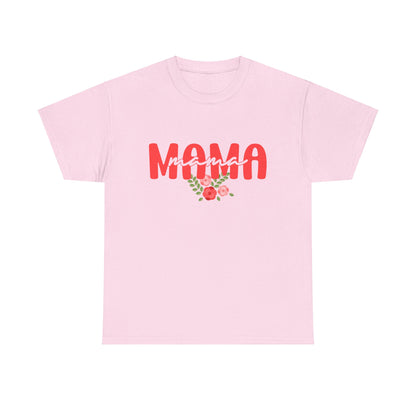 Floral Mama Colorful Unisex Heavy Cotton Tee