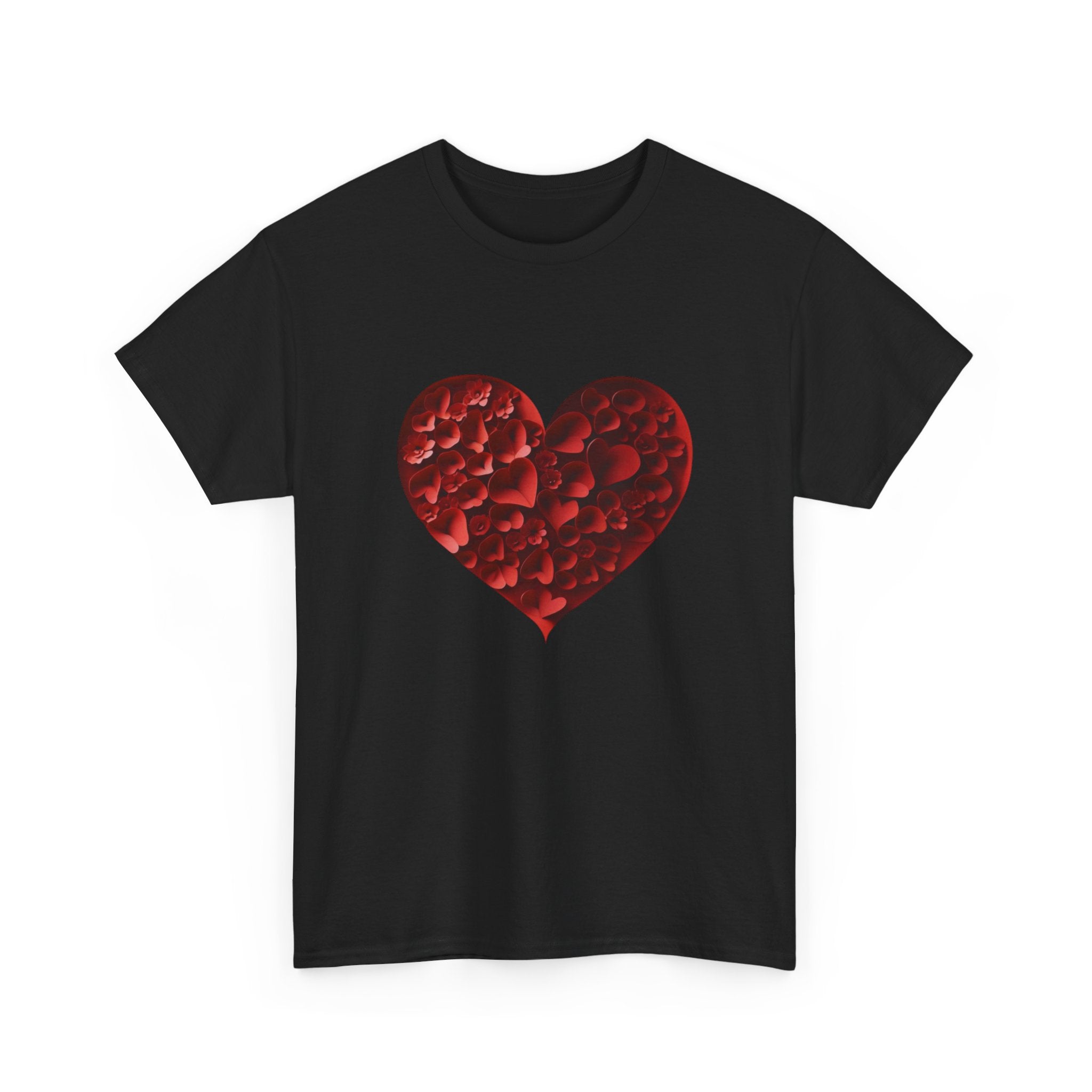 Floral Heart - Unisex Heavy Cotton Tee