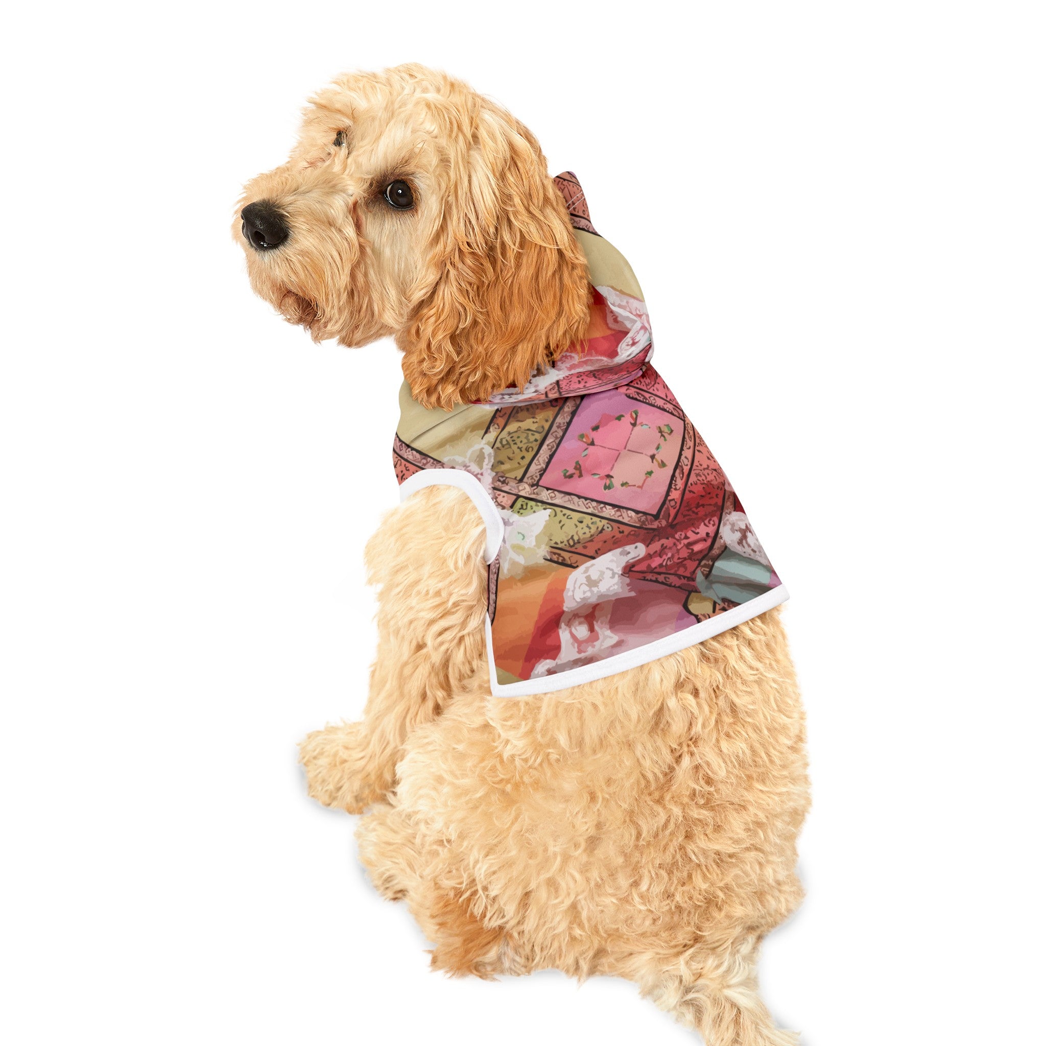 Madras Lace Pet Hoodie