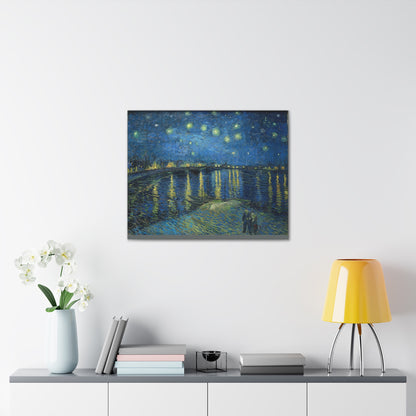 Starry Night Over the Rhone - Vincent Van Gogh Canvas Gallery Wraps