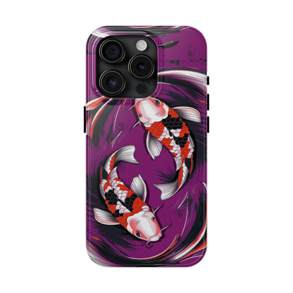 Koi's Pond Circles - Tough Case for iPhone 14, 15, 16