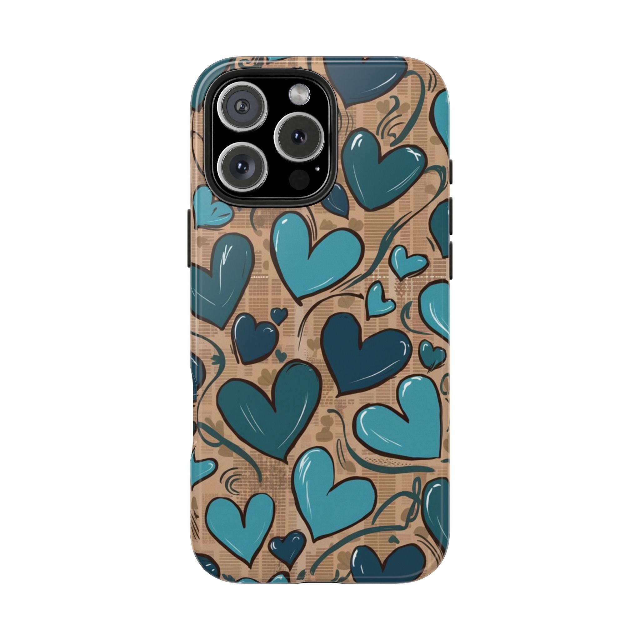 Cora Azul  - Tough Case for iPhone 14, 15, 16 - Spruced Roost
