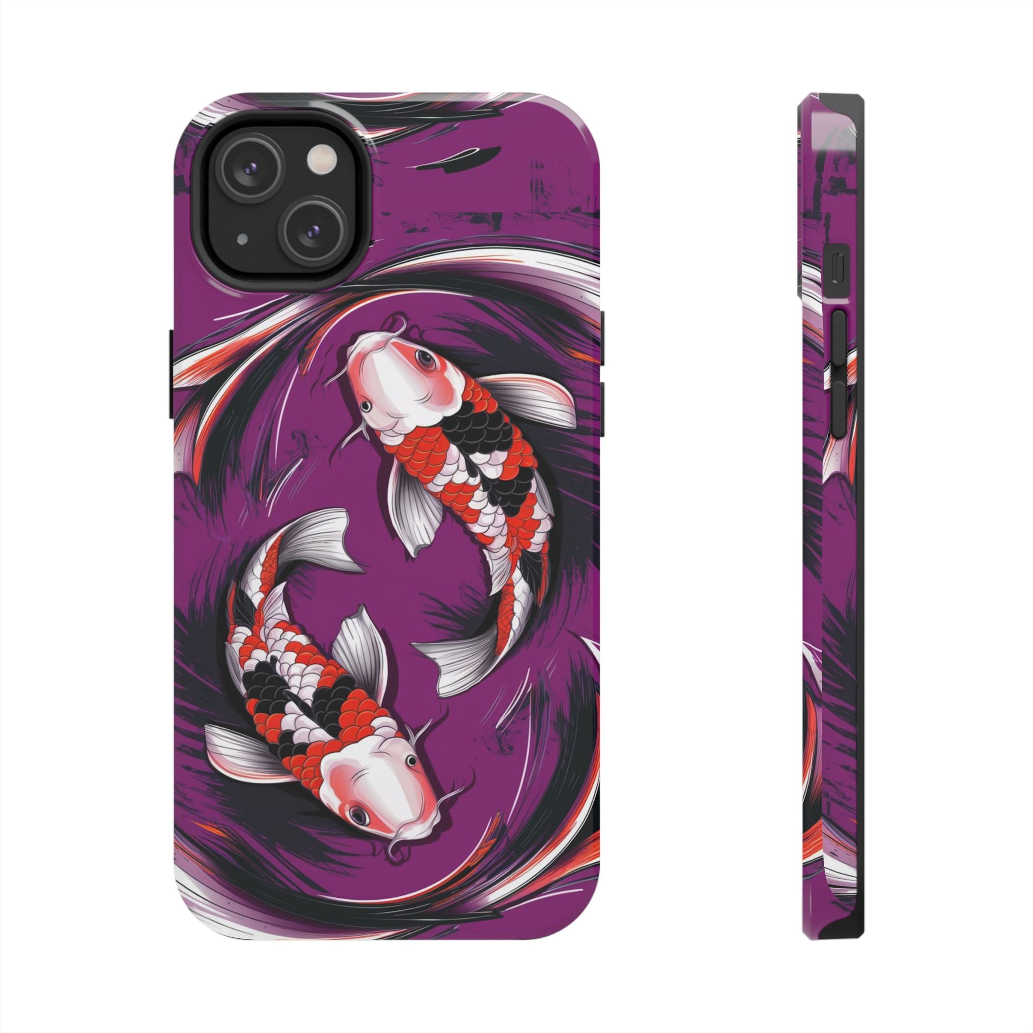 Koi's Pond Circles - Tough Case for iPhone 14, 15, 16 - Spruced Roost