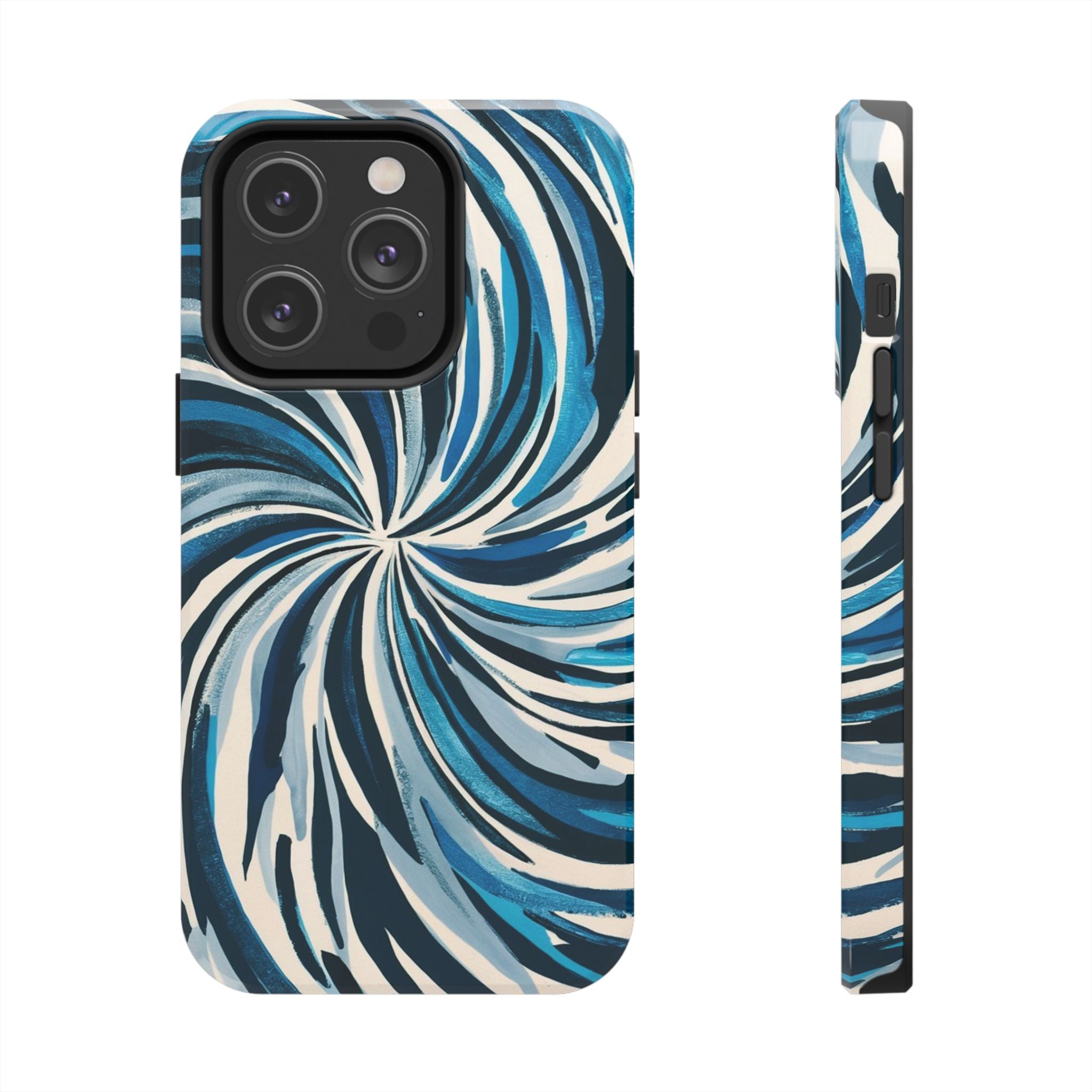 Whirpool - Tough Case for iPhone 14, 15, 16 - Spruced Roost