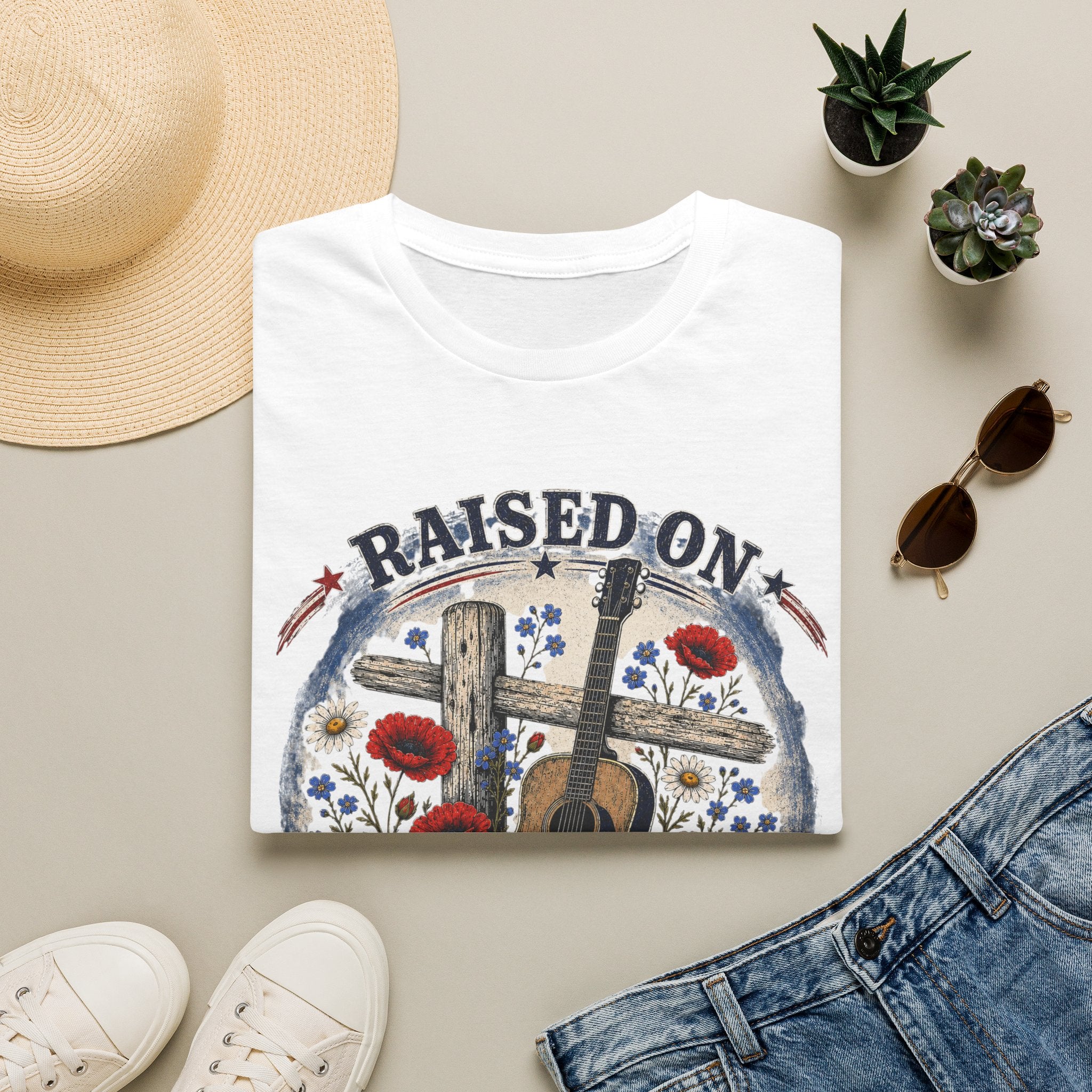 Raised on Country Songs - Women's T-shirt