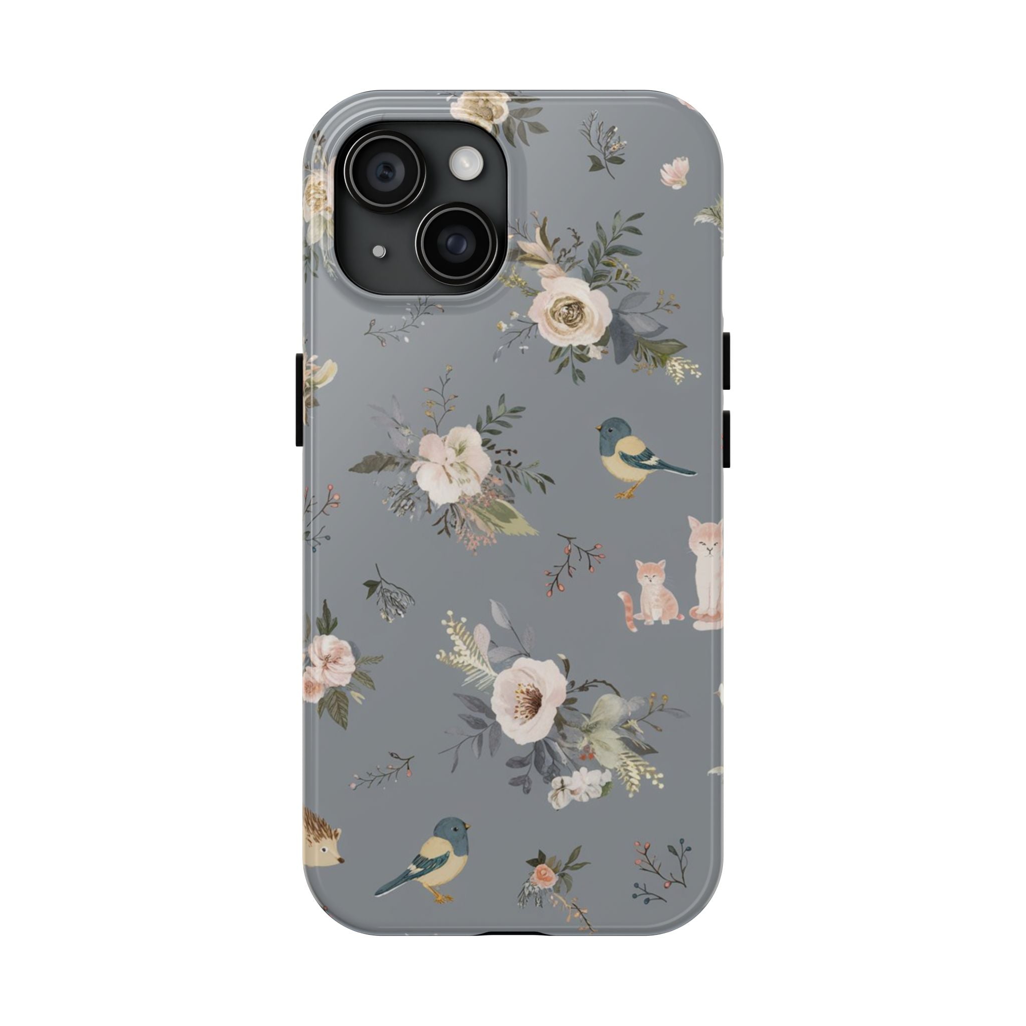 Cats and Birds - Tough Case for iPhone 14, 15, 16