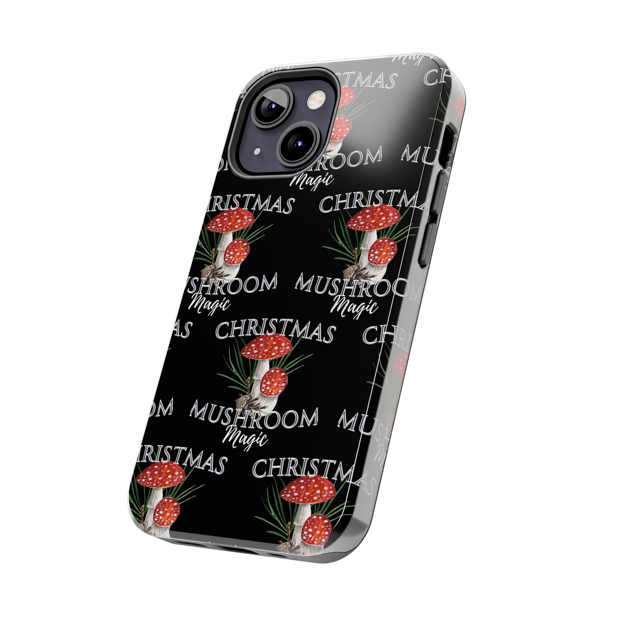 Merry Mushroom Christmas - Tough Phone Cases